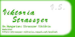 viktoria strasszer business card